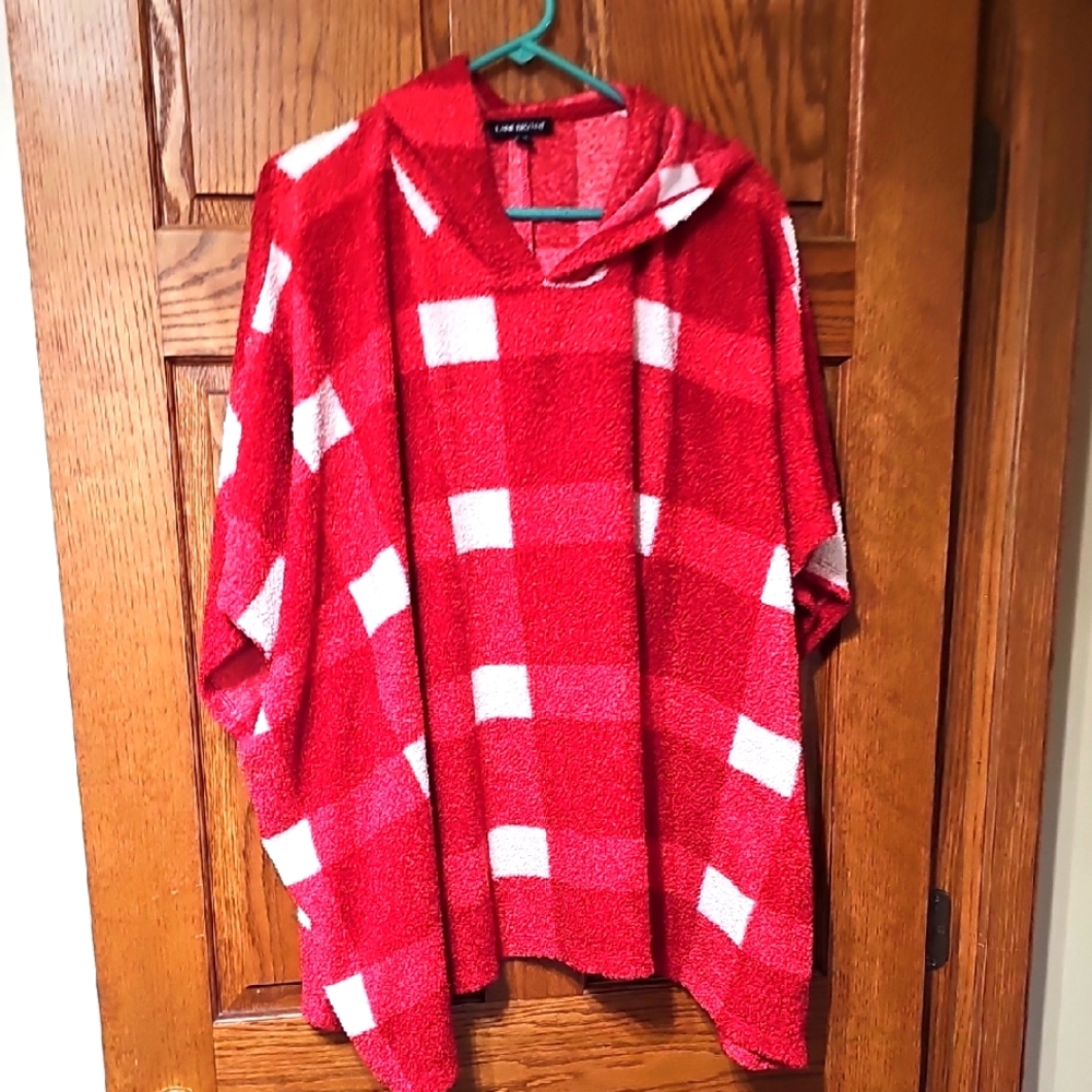 Lane Bryant Red Textured Garment